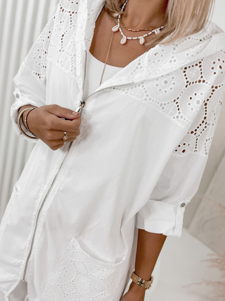 SWEATSHIRT GUNES WHITE