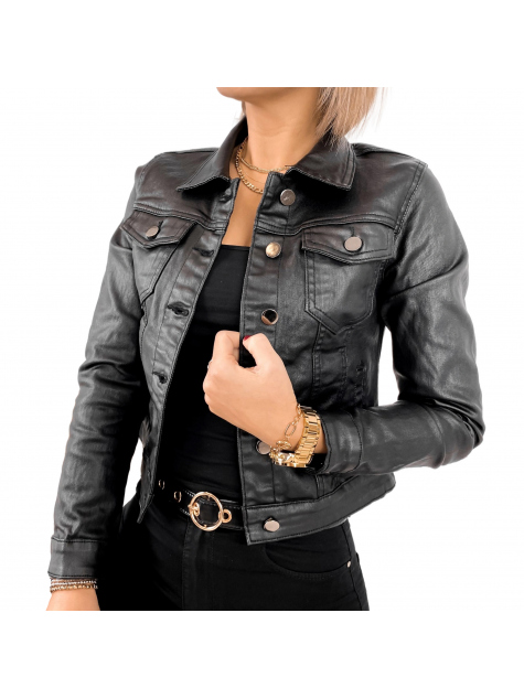 OUTLET JACKET COFTON BLACK