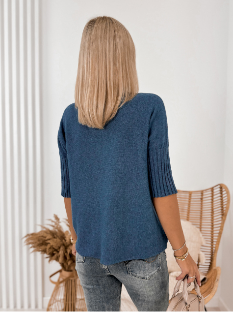 SWEATER RAFFE BLEU MARINE