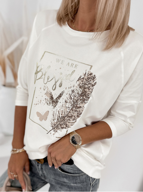 BLOUSE BLESS ECRU