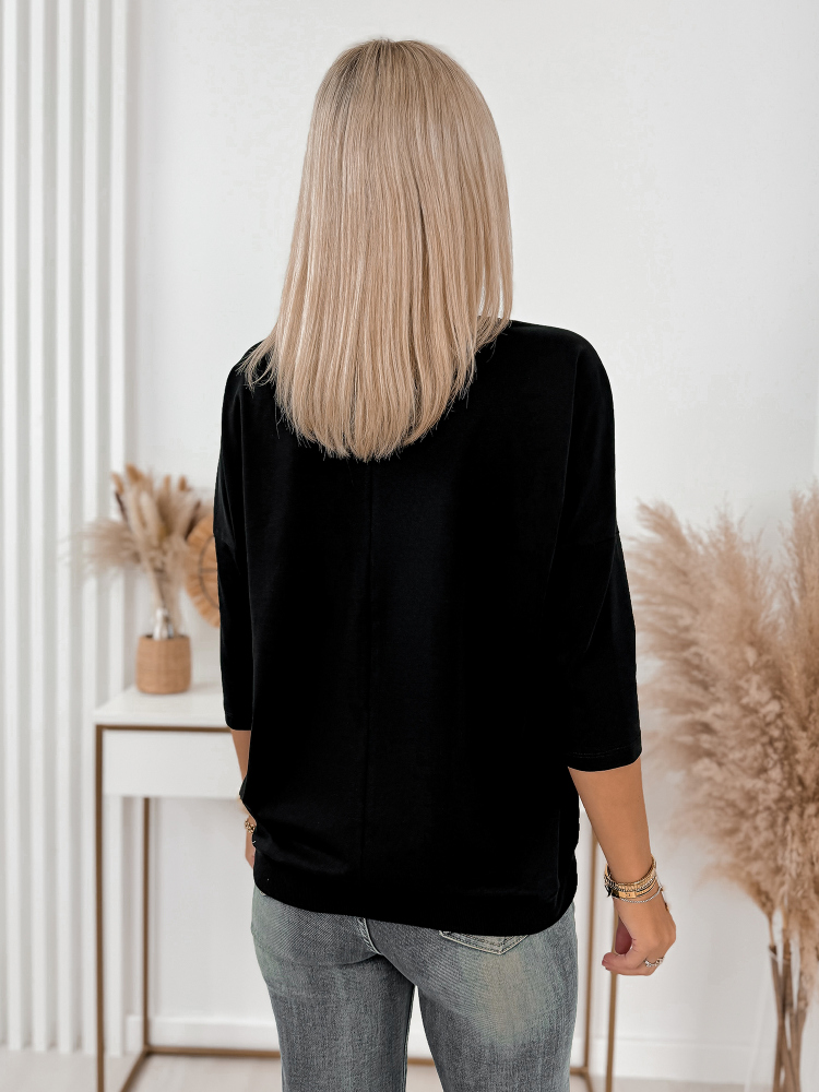 BLUSE TUJO SCHWARZ