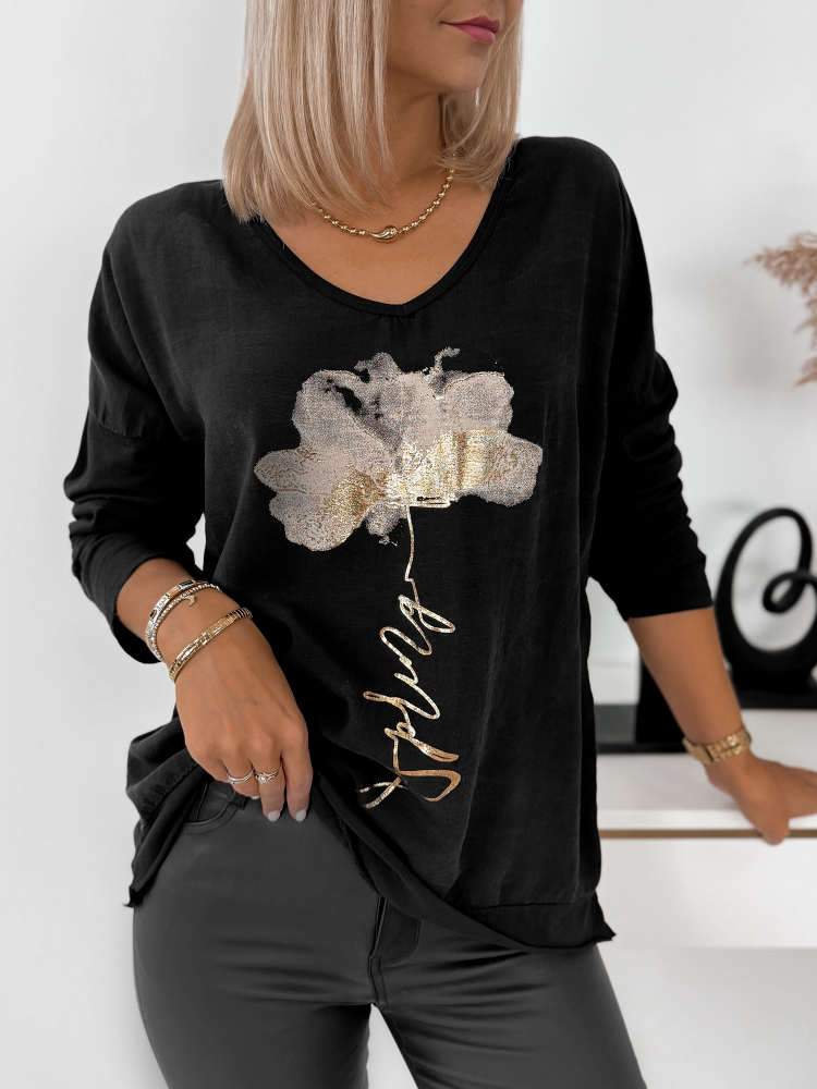 BLUSE WARADA SCHWARZ