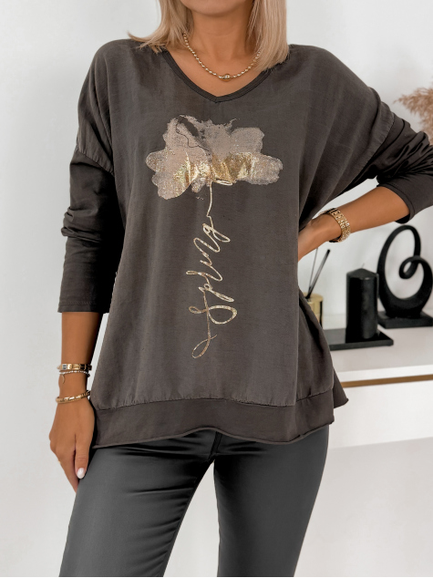 BLOUSE WARADA BROWN