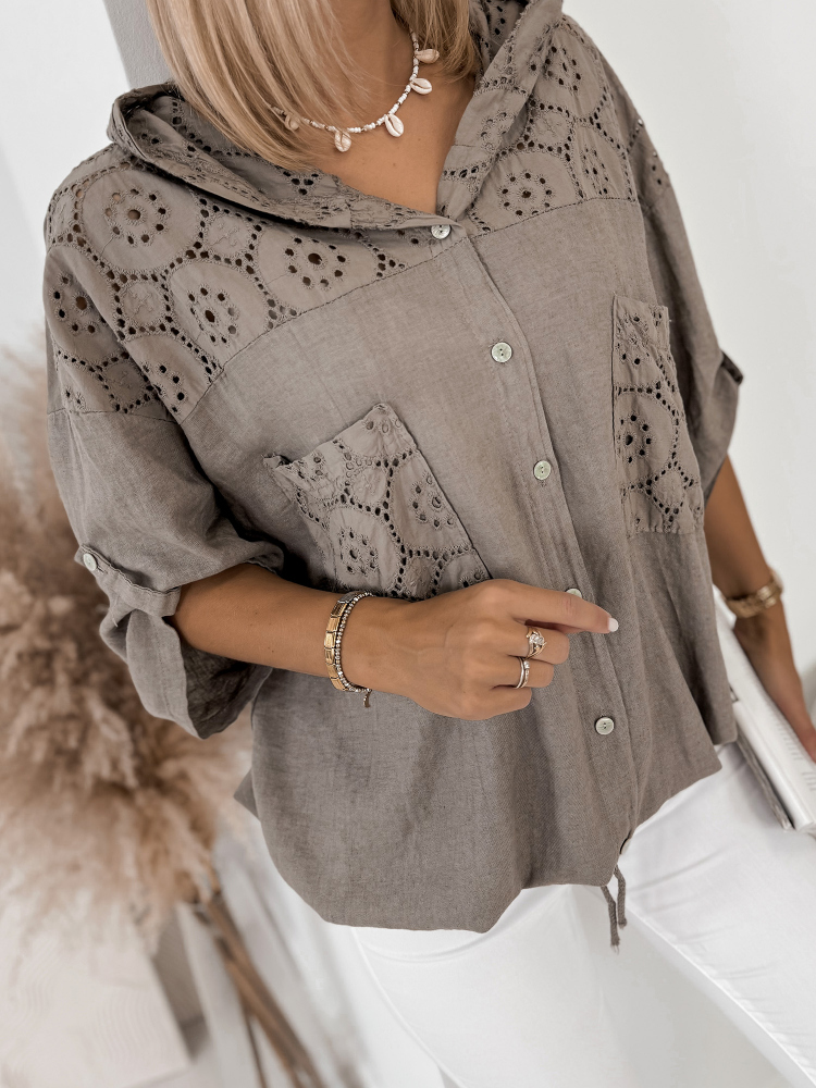 SWEATSHIRT DEMET BROWN