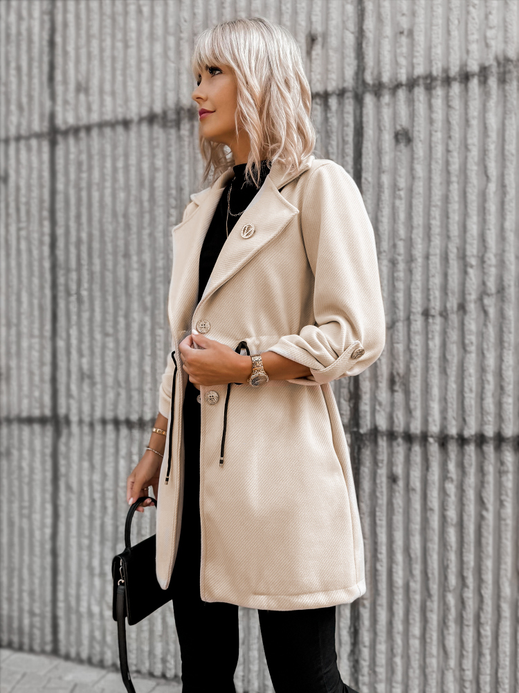 MANTEAU KATTIA BEIGE