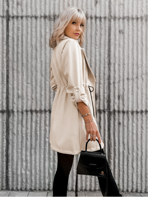 MANTEAU KATTIA BEIGE