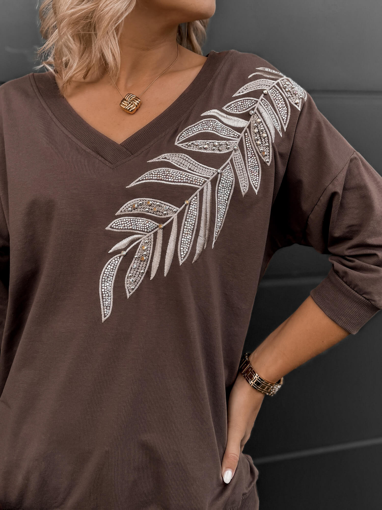 BLOUSE AYLIN BROWN
