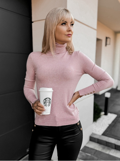 VALERI PULLOVER POUDRE ROSA