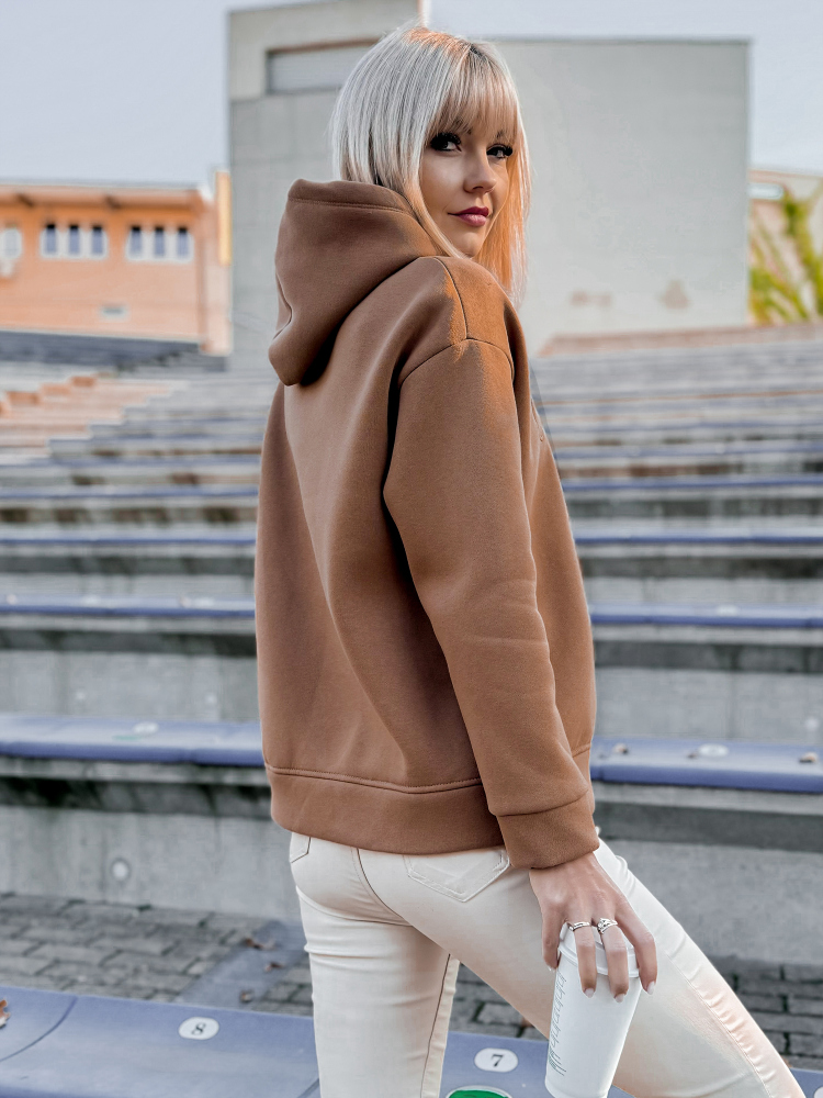SWEATSHIRT BELLA KARAMELLFARBEN
