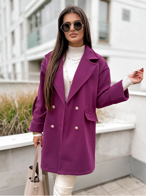 COAT DAFNA PURPLE