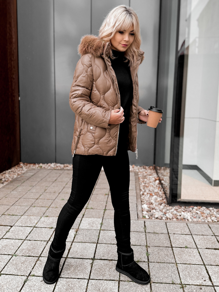 VESTE LAMIA CARAMEL