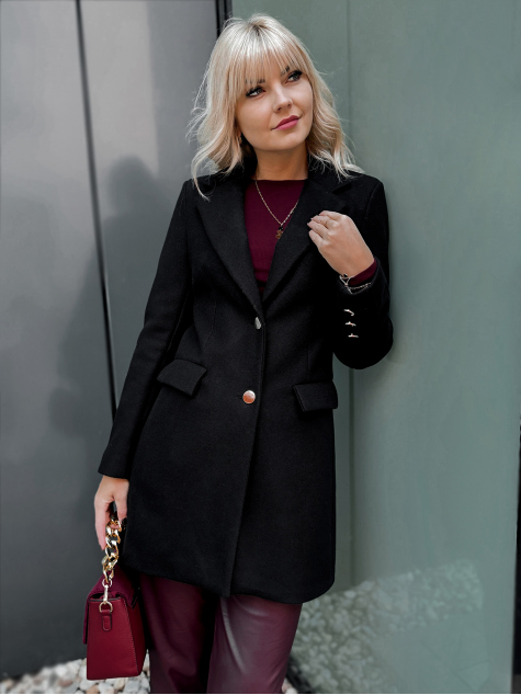 MANTEAU JAZMIN NOIR