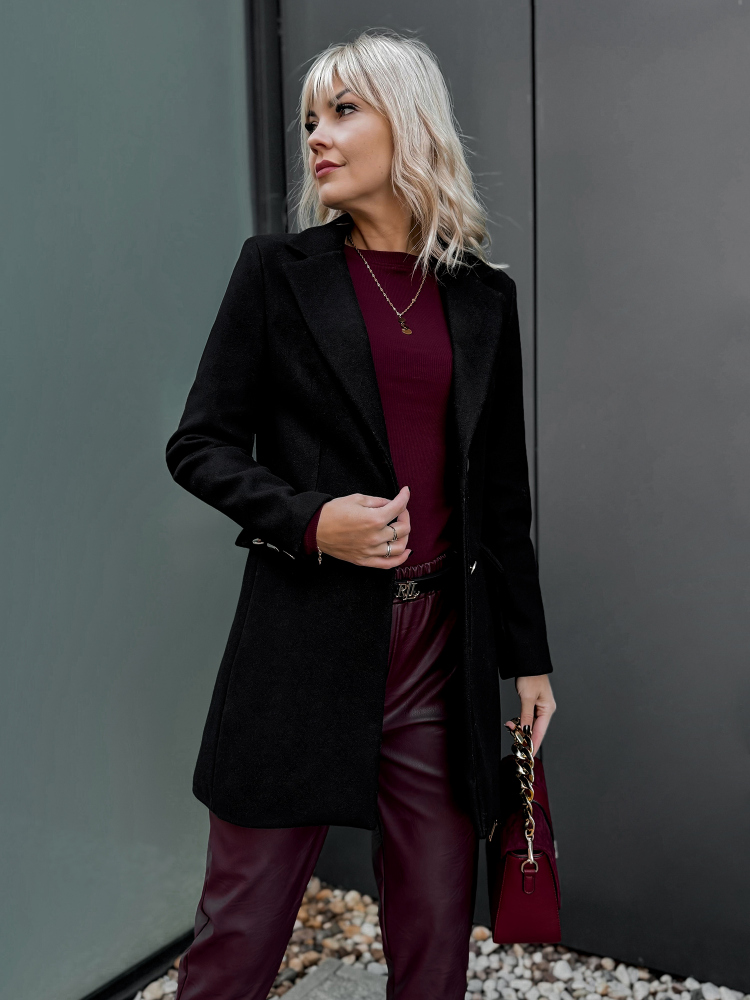 MANTEL JAZMIN SCHWARZ
