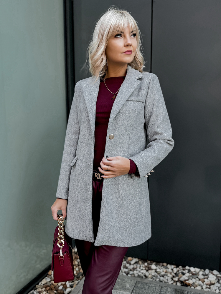 SZÖVETKABÁT JAZMIN VILÁGOSSZÜRKE