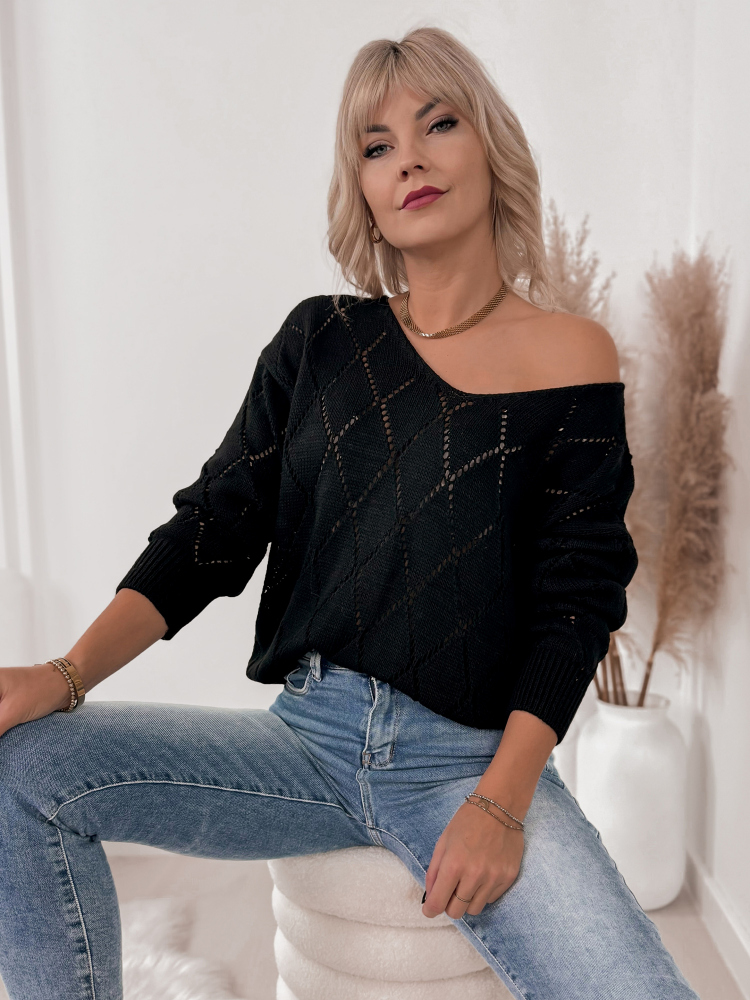 PULLOVER XADA SCHWARZ
