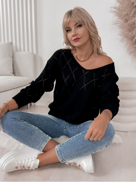 PULLOVER XADA SCHWARZ