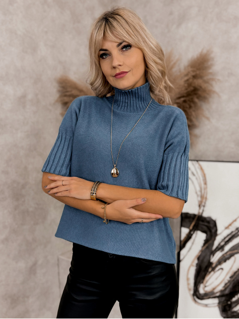 SWEATER RAFFE BLEU