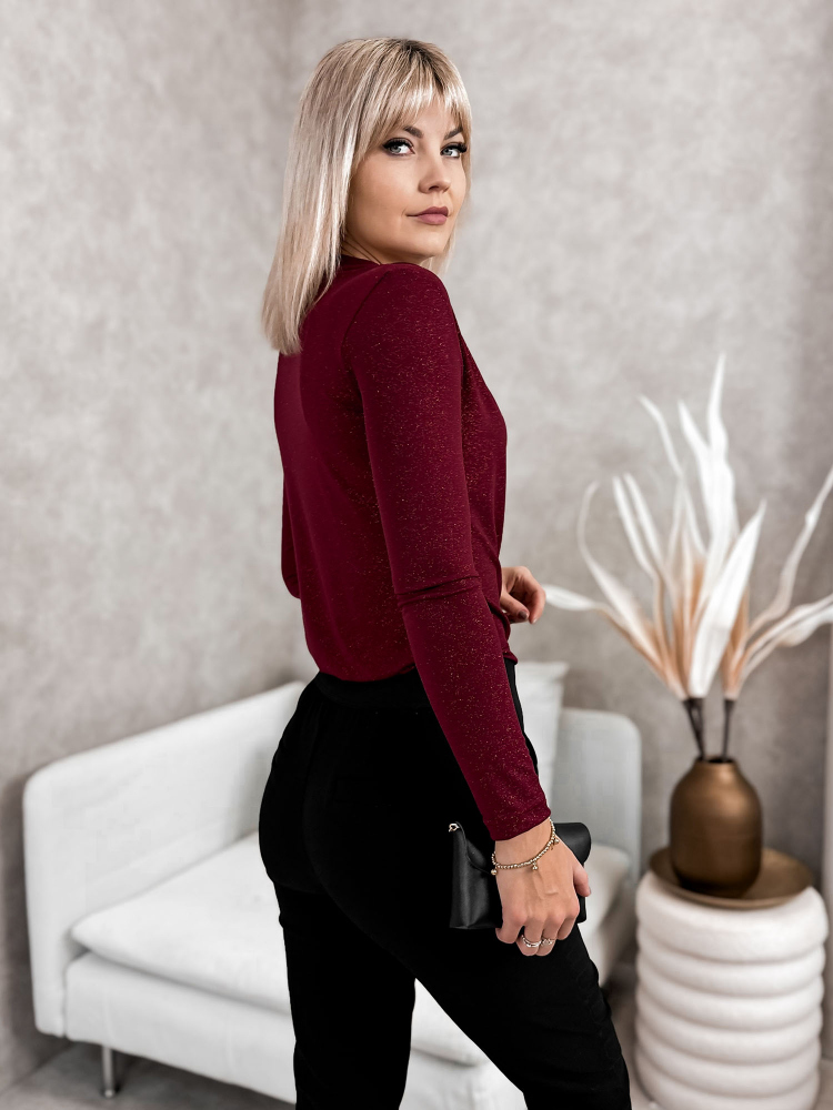 BLUZA SUFLET BORDEAUX