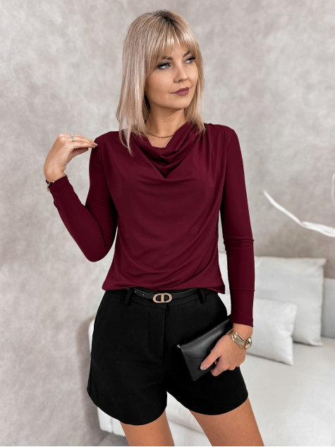 BLUZA MAVELLA BORDEAUX