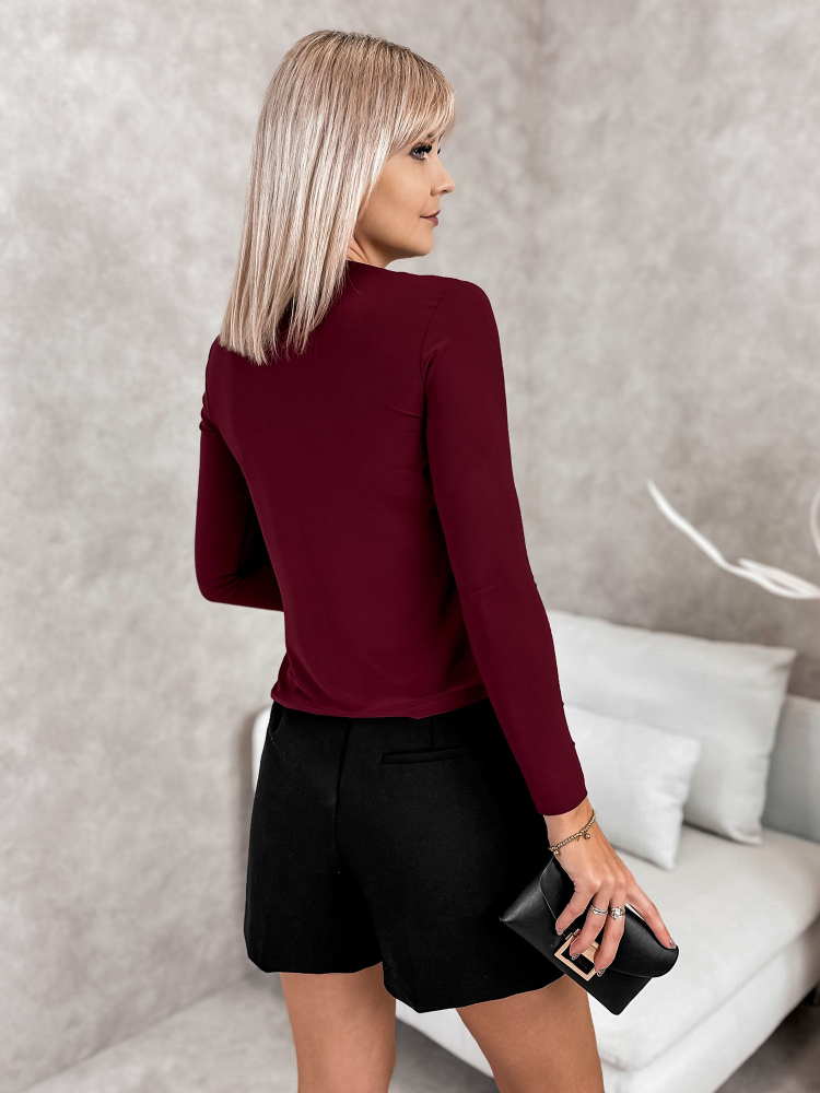 BLOUSE MAVELLA BORDEAUX