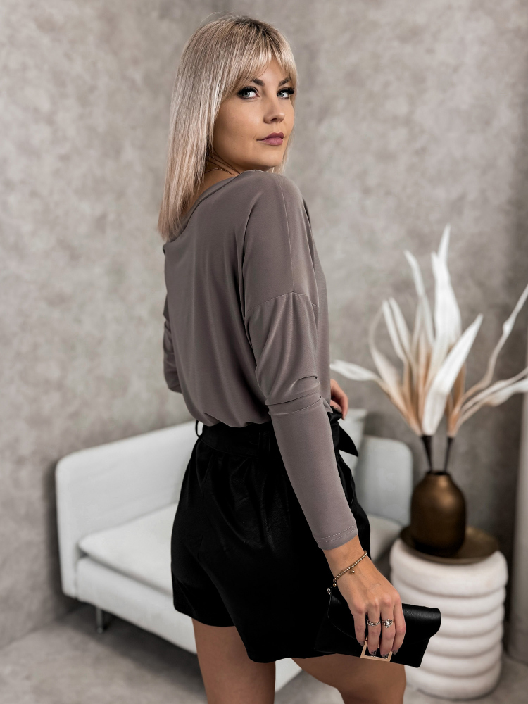 BLOUSE ROMNEY DARK BEIGE