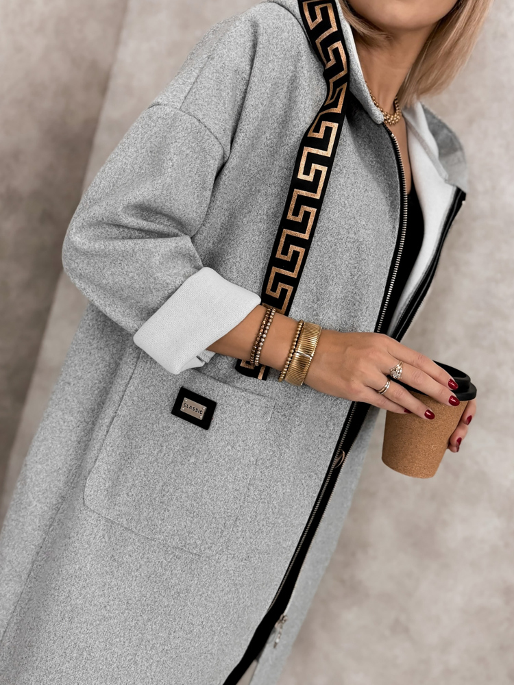 MANTEAU CLAUDETTE GRIS