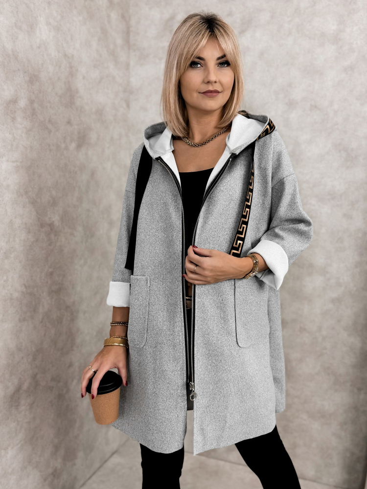 MANTEAU CLAUDETTE GRIS