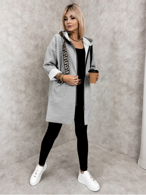 MANTEAU CLAUDETTE GRIS