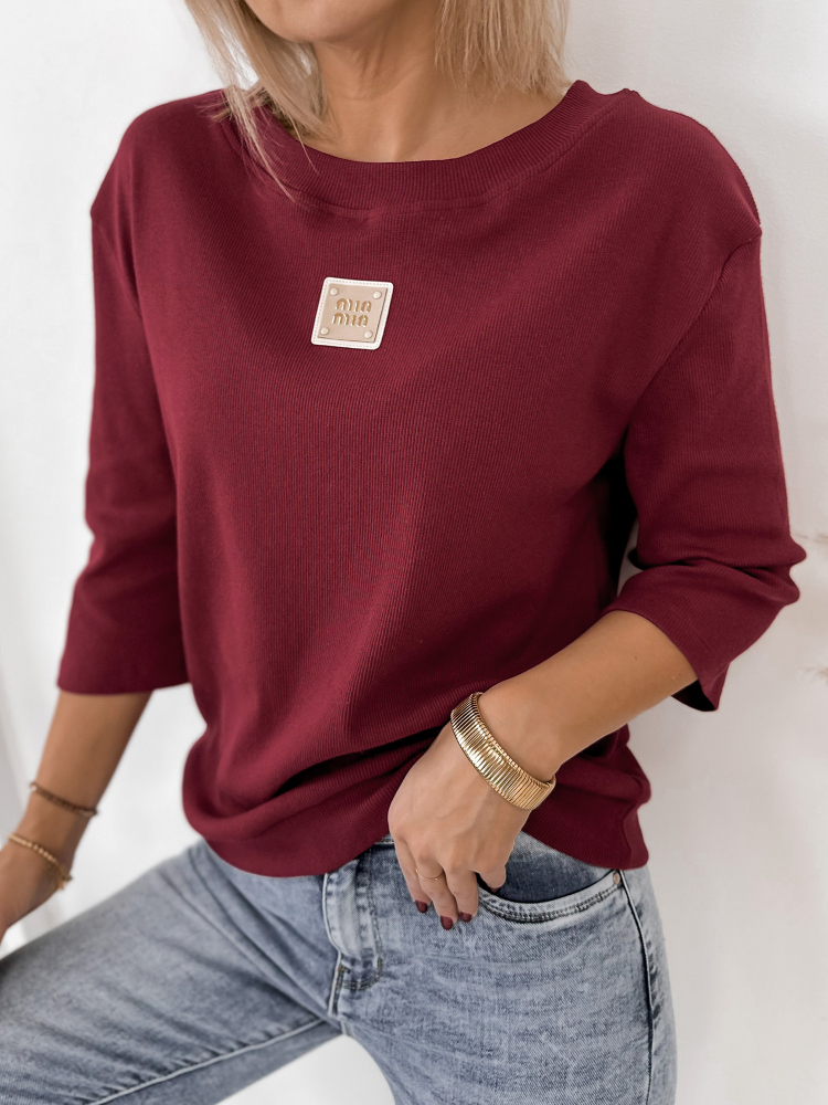 BLOUSE LASTERO BORDEAUX