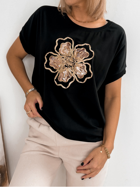 BLUSE ASENTIA SCHWARZ