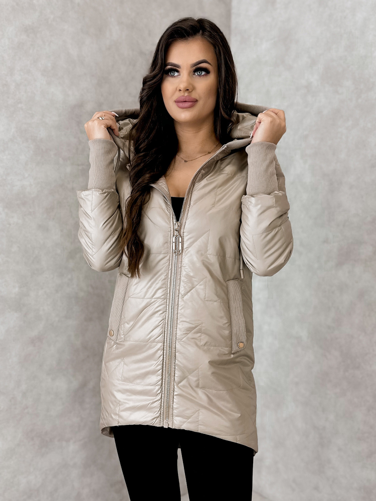 VESTE SELWA BEIGE FONCÉ