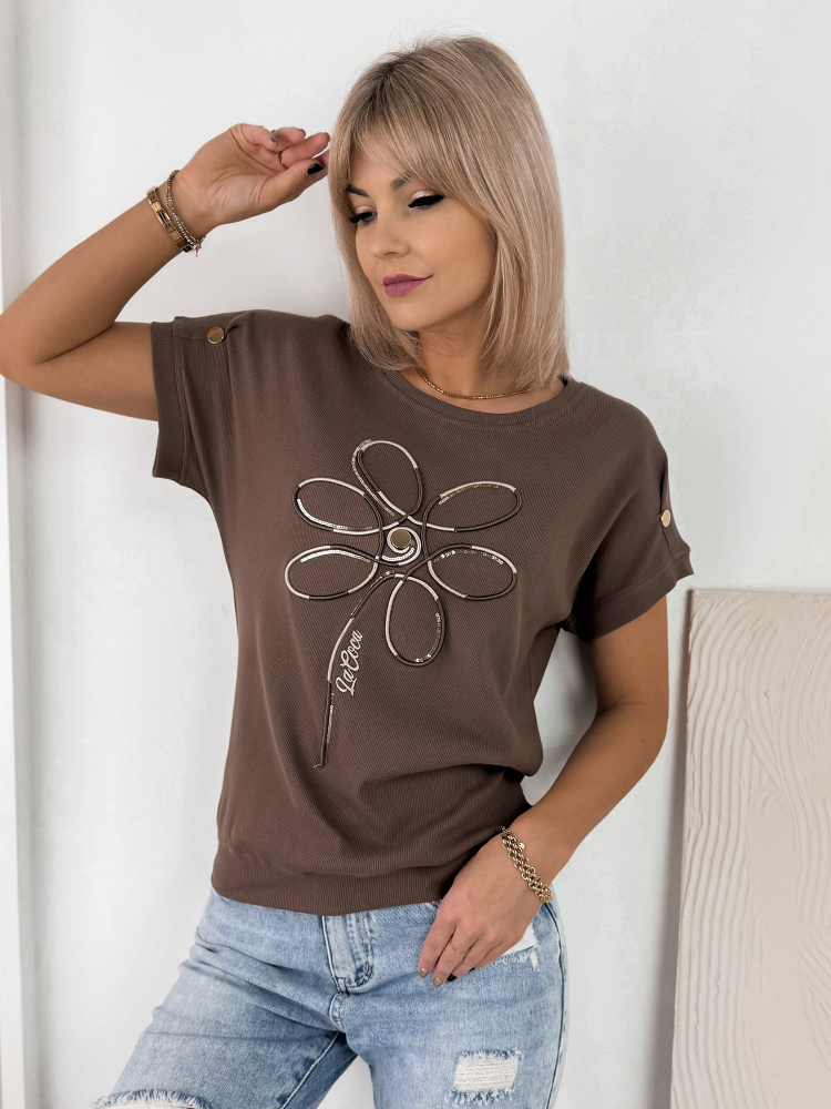 BLOUSE EVANA BRUN