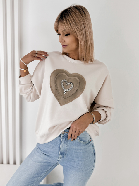 SWEATSHIRT BELNOR CREAM